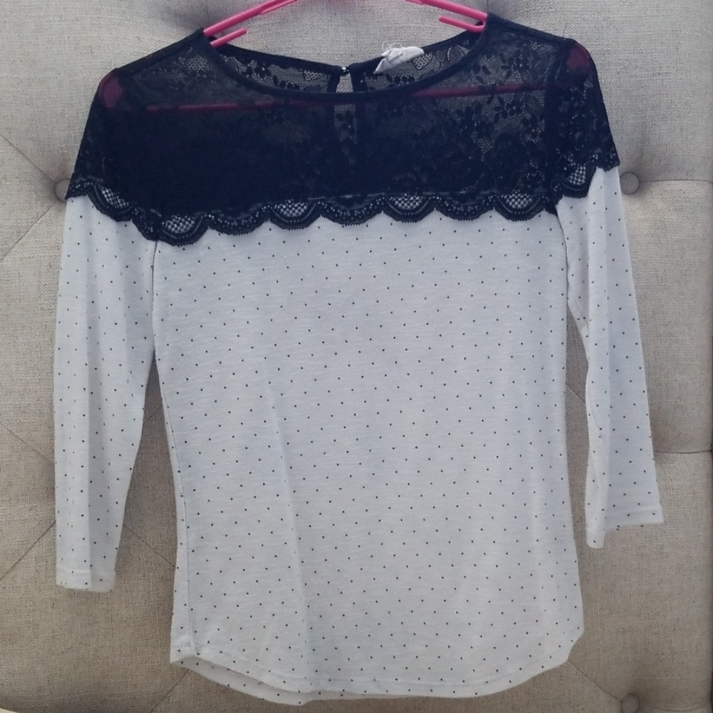Polka dot top